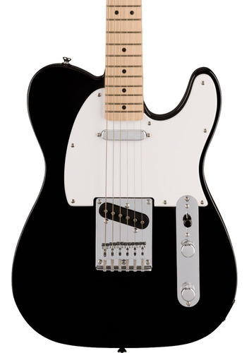 Guitarra Eléctrica Squier Sonic Negra Brillante Telecaster Orientación De La Mano Diestro