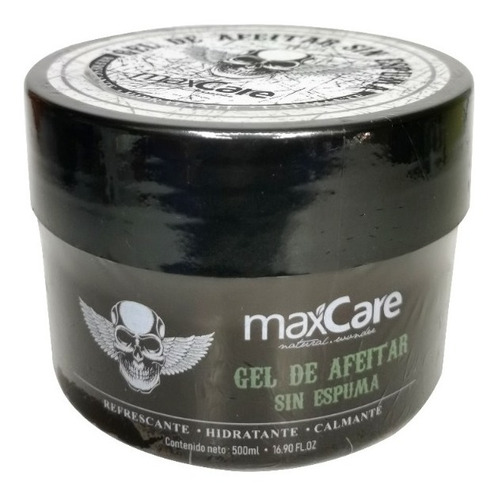 Pack X3 Gel De Afeitar Para Barba Sin Espuma 500ml Maxcare