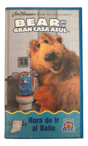 Vhs Original Bear En La Gran Casa Azul Hora De Ir Al Baño