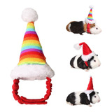 Lindo Gato Hámster Santa Sombrero Gorra Mascota Navidad