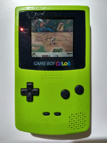 Gameboy Color Kiwi Verde Original + Juego Turok De Regalo