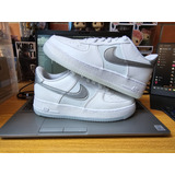 Tenis Nike Air Force One Af1 Originales Swosh Plateado