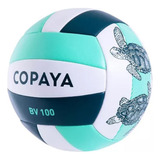 Balón De Voleibol De Playa 100 Classic Cosido Talla 5 Verde