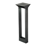 Farola De Piso Solar Led 10w Aluminio 60cm Exterior Jardin