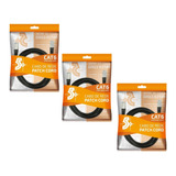 Kit 3x Cabo Internet Cat6 Alta Velocidade 2 Metro Cat6 Giga