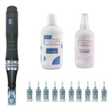 Kit Dr Pen M8 Inalambrico + Pre Y Post Treatment + 10 Agujas