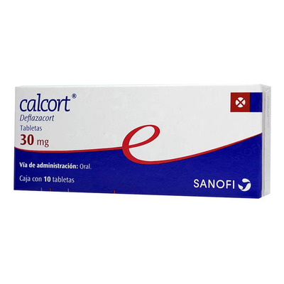 Calcort Tableta 30 Mg, 10 Tabletas | Meses sin interés