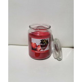 Velas Aromáticas Frutilla Jarra Vidrio ( L 1,082 Grs)