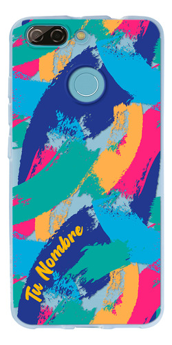 Funda Para Zte Para Mujer Manchas Pintura Tu Nombre