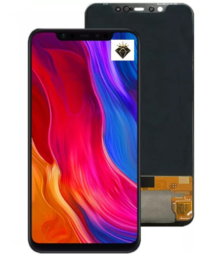 Display Tela Touch Frontal Lcd  P/ Xiaomi Mi8 - Preto Oled