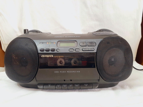 Rádio Portátil Aiwa Csd Es30lh Am/ Fm/ Cd/ Tape