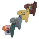 Kit 3 Conjuntos Infantil Menino Moletom Roupas Frio Inverno