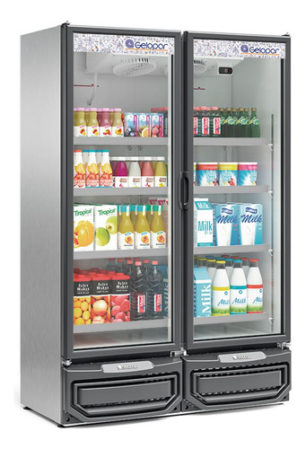 Refrigerador Expositor Gelopar 957l Inox 220v Gcvr-950 Ti