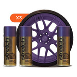 Kit X3 Stretch Pintura Removible Violeta Perlado Vinilo