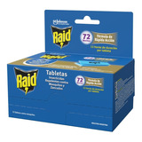 Raid Tabletas Anti Mosquitos Doble Accion X72 Unidades