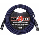 Cable Xlr Phm20bbl Micrófono 6 Mts Pig Hog