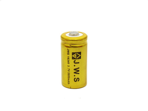 Kit 2 Baterias Gold Jws Recarregável 16340 3,7v Cr123a