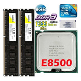Kit Memória Ddr3 8gb (2x 4gb) 1333 / 1066 + Core 2 Duo E8500