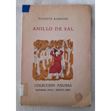 Anillo De Sal - Vicente Barbieri - Colección Paloma - Nova