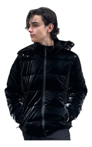 Campera Puffer Metalizada Yd New Collection