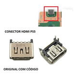 Conector Hdmi Ps5 Entrada Hdmi Ps5 Com Codigo - Novo Lacrado