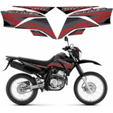 Kit Adesivos Yamaha Lander Xtz 250 2011 Vermelha