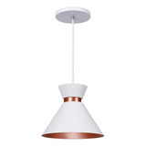 Pendente Lustre Luminária Berlim 15cm Branco