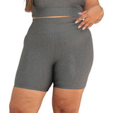 Short Legging Plus Size Academia Esporte Lazer Preço Baixo !