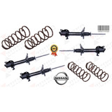 Kit 4 Amortiguadores Kyb Y 4 Resorte Nissan Tsuru Gs 92-2010