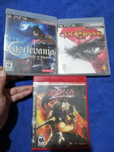 Playstation 3 Lote Juegos Castlevania, God Of War 3 Ninja G