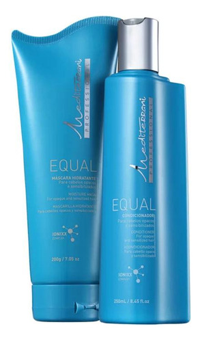 Kit Mediterrani Equal Shampoo 300ml E Máscara 200ml