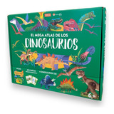 Mega Atlas De Los Dinosaurios- 40 Cartas- 4 Dinosaurios 3d, De Aa. Vv.. Editorial Manolito Books, Tapa N/a En Español, 2022