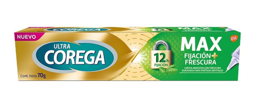 Corega Ultra Maxima Fijacion + Frescura 70gr