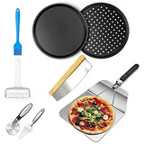 Kit Para Hacer Pizza (juego De 8 Piezas) Con Bandeja Para Pi