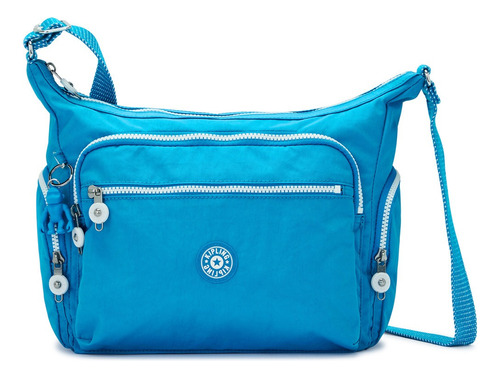 Bolsa Crossbody Kipling Ki462025e Diseño Lisa  Eager Blue