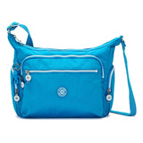 Bolsa Crossbody Kipling Ki462025e Diseño Lisa  Eager Blue