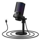 Shoufei Microfono Condensador Usb Para Pc, Mac, Transmision,