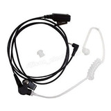 Fbi Style Motorola 53727 2-way Radio Earbud Headset Ptt  Sle