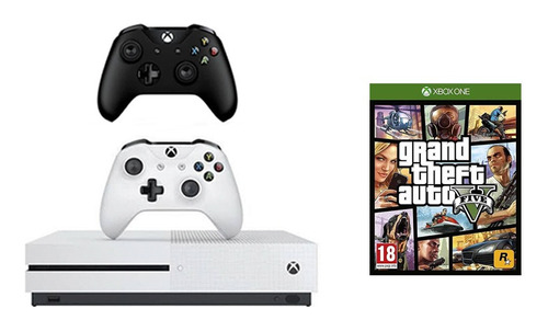 Microsoft Xbox One 1tb Reacondicionado Y Gta V Juego Fisico 