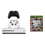Microsoft Xbox One 1tb Reacondicionado Y Gta V Juego Fisico 