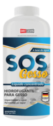 Sos Gesso Hidrofugante 1l - Aditivo Hidrorepelente