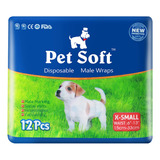 Panales Pet Soft Para Perro, Desechables, Para Perros Macho,