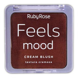 Blush Facial Ruby Rose Cream Blush Feels Mood Tom Da Maquiagem Wild Fire B140