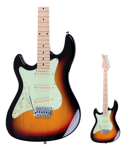 Guitarra Canhoto Strato Strinberg Sts100 Sunburst