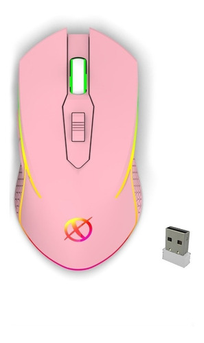 Mouse Xinua M7 Recargable Sleep Luz Rgb 800-1200 Dpi Usb 2.5