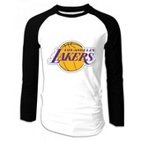 Camiseta Manga Larga Nba Los Angeles Lakers 