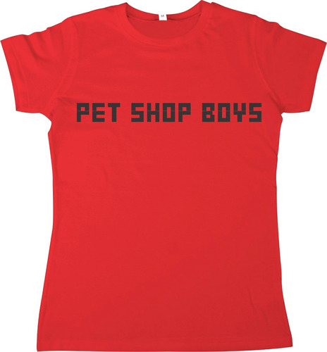 Pet Shop Boys Baby Look T-shirt Algodão 30.1 Silk