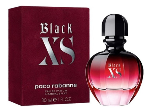 Paco Rabanne Black Xs Edp 30ml Feminino + Amostra De Brinde