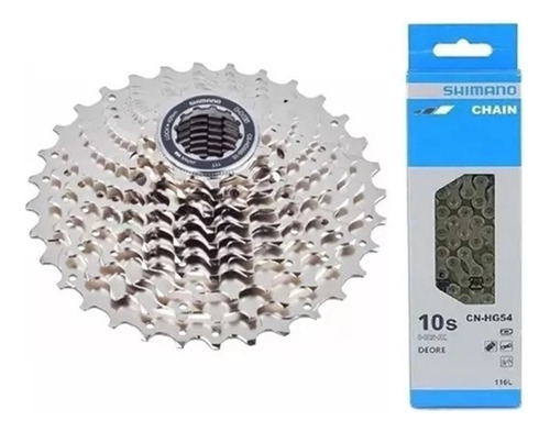 Cassete Shimano Tiagra Hg500 11-32 10v + Corrente Hg54