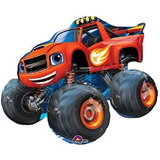 Globo Blaze Machine Monster Truck Rojo Calidad Helio